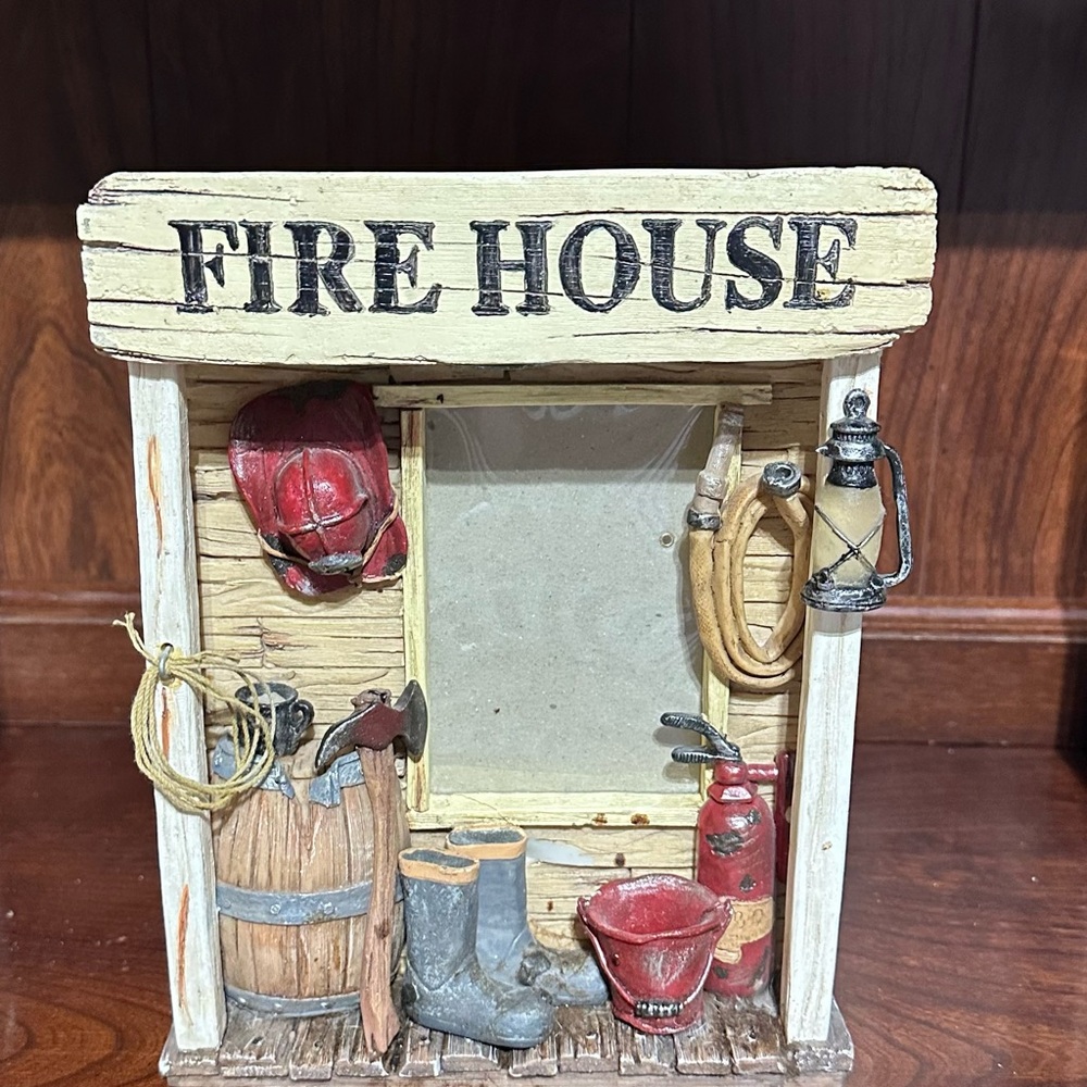 Fire House Themed Decorative Frame